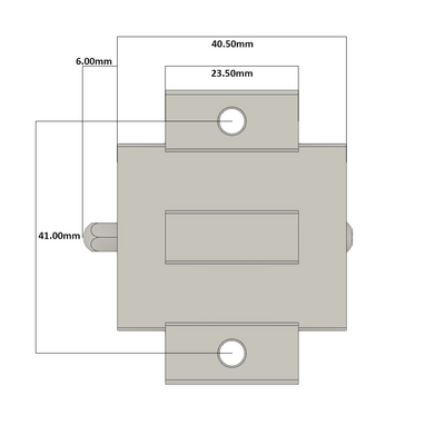 LSH20HL1X460S20AH-M6 AIRTAC PROFILE RAIL ASSEMBLY<br>LSH 20MM HIGH ACCURACY, NO PRELOAD, STANDARD SQUARE MOUNT - LONG BLOCK, RAIL L = 460MM QTY: 1 BLOCK