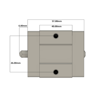 LSH35HN2X360S20CN-M6 AIRTAC PROFILE RAIL ASSEMBLY<br>LSH 35MM NORMAL ACCURACY, MEDIUM PRELOAD, STANDARD SQUARE MOUNT - STANDARD BLOCK, RAIL L = 360MM QTY: 2 BLOCKS