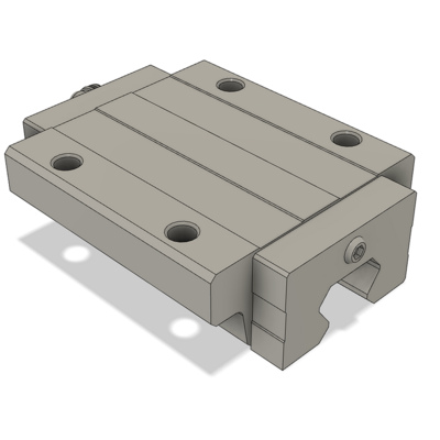 AIRTAC PROFILE RAIL BEARING<br>LSH 30MM SERIES, HIGH ACCURACY WITH LIGHT PRELOAD (B), TOP MOUNTING FLANGE - LONG BODY
