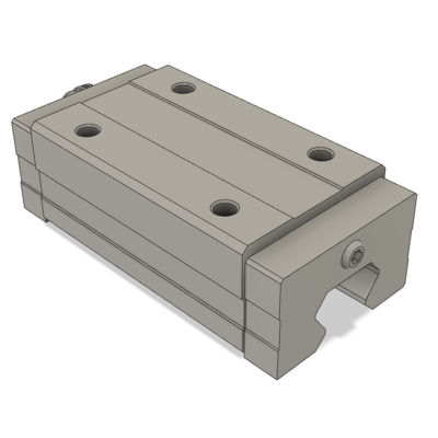 AIRTAC PROFILE RAIL BEARING<br>LSH 30MM SERIES, HIGH ACCURACY WITH LIGHT PRELOAD (B), SQUARE MOUNT - LONG BODY