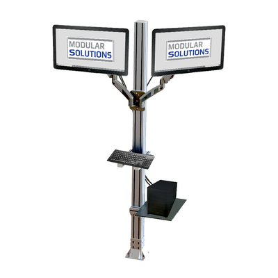 MODULAR SOLUTION COMPUTER AND MONITOR STAND  DESIGN