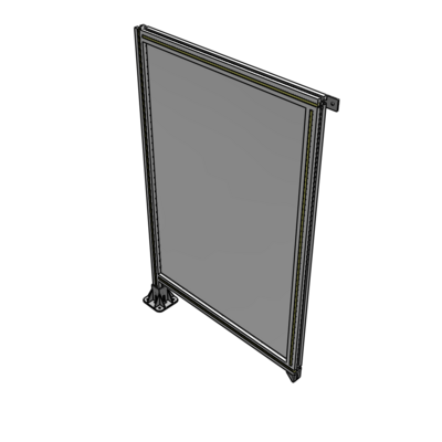 A1-1400-0900-0150-TYPFK GUARDING PANEL 1400MM TALL X 900MM WIDE 1/4'' POLYCARBONATE