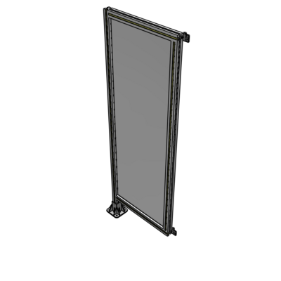 A1-1700-0600-0150-HYPFK GUARDING PANEL 1700MM TALL X 600MM WIDE 1/4'' POLYCARBONATE