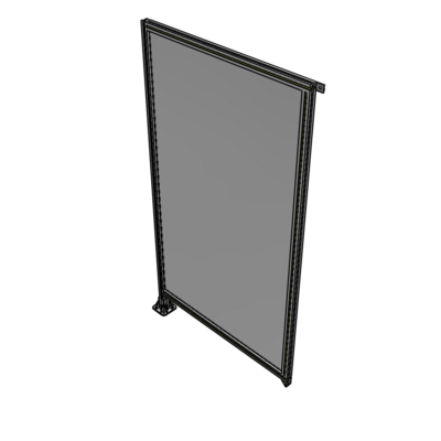 A1-2135-1200-0150-TYPFK GUARDING PANEL 2135MM TALL X 1200MM WIDE 1/4'' POLYCARBONATE