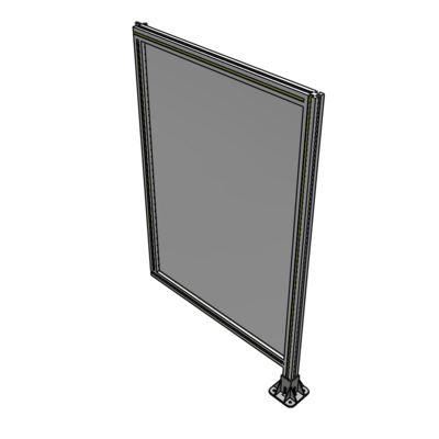 A2-1400-0900-0150-HYPFK GUARDING PANEL 1400MM TALL X 900MM WIDE 1/4'' POLYCARBONATE
