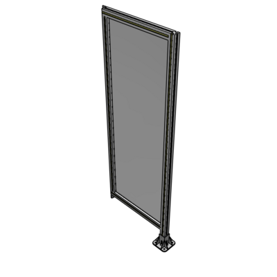 A2-1700-0600-0150-TYPFK GUARDING PANEL 1700MM TALL X 600MM WIDE 1/4'' POLYCARBONATE