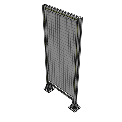 A3-1400-0600-0150-ZYMFK GUARDING PANEL 1400MM TALL X 600MM WIDE 1'' MESH