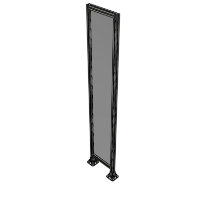 A3-2400-0450-0150-ZYPFA GUARDING PANEL 2400MM TALL X 450MM WIDE 1/4'' POLYCARBONATE