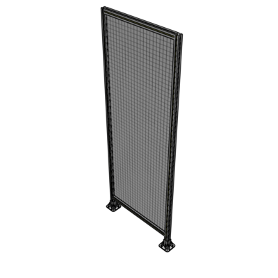A3-2400-0900-0150-ZYMFK GUARDING PANEL 2400MM TALL X 900MM WIDE 1'' MESH