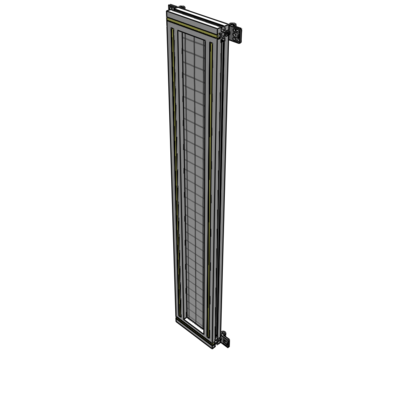 A4-1400-0200-0150-HYMZK GUARDING PANEL 1400MM TALL X 200MM WIDE 1'' MESH