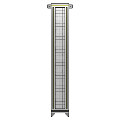 GUARDING PANEL 1400MM TALL X 200MM WIDE 1'' MESH