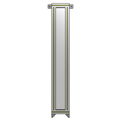 GUARDING PANEL 1400MM TALL X 200MM WIDE 1/4'' POLYCARBONATE