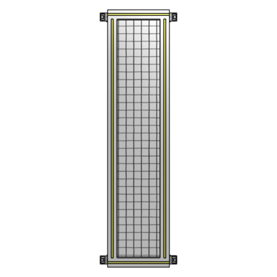 GUARDING PANEL 1400MM TALL X 300MM WIDE 1'' MESH