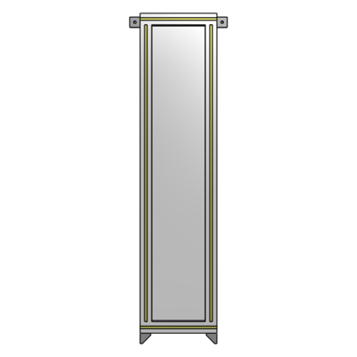 GUARDING PANEL 1400MM TALL X 300MM WIDE 1/4'' POLYCARBONATE