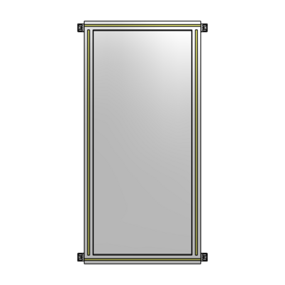 GUARDING PANEL 1400MM TALL X 600MM WIDE 1/4'' POLYCARBONATE
