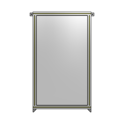 GUARDING PANEL 1400MM TALL X 750MM WIDE 1/4'' POLYCARBONATE