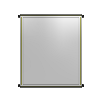 GUARDING PANEL 1400MM TALL X 1050MM WIDE 1/4'' POLYCARBONATE