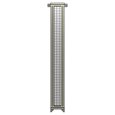 GUARDING PANEL 1700MM TALL X 200MM WIDE 1'' MESH