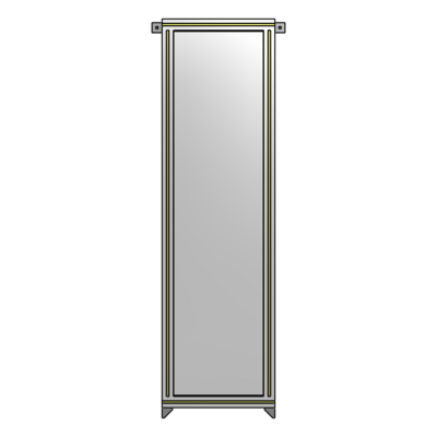 GUARDING PANEL 1700MM TALL X 450MM WIDE 1/4'' POLYCARBONATE