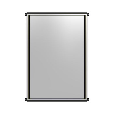 GUARDING PANEL 1700MM TALL X 1050MM WIDE 1/4'' POLYCARBONATE
