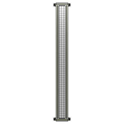 GUARDING PANEL 2135MM TALL X 200MM WIDE 1'' MESH
