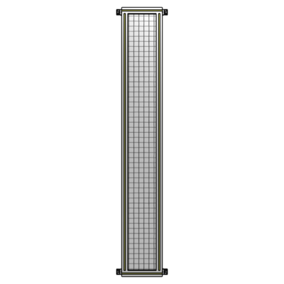 GUARDING PANEL 2135MM TALL X 300MM WIDE 1'' MESH