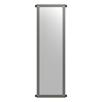 GUARDING PANEL 2135MM TALL X 600MM WIDE 1/4'' POLYCARBONATE