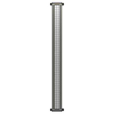GUARDING PANEL 2400MM TALL X 200MM WIDE 1'' MESH