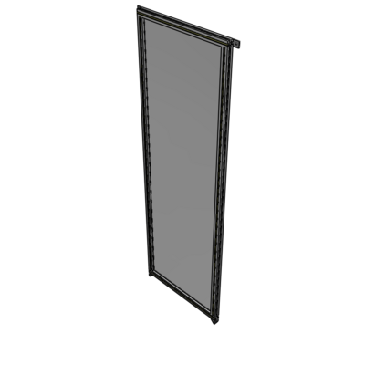 A4-2400-0750-0150-TYPZK GUARDING PANEL 2400MM TALL X 750MM WIDE 1/4'' POLYCARBONATE
