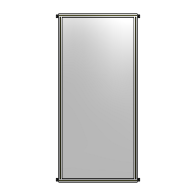 GUARDING PANEL 2400MM TALL X 1050MM WIDE 1/4'' POLYCARBONATE