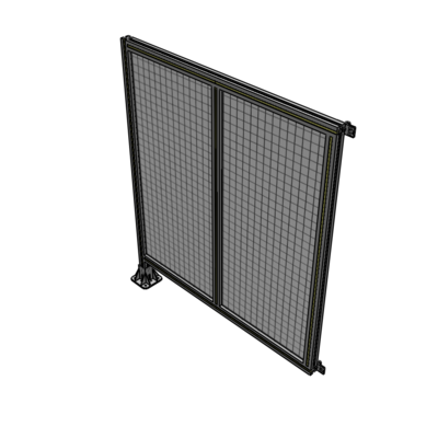 B1-1400-1200-0150-HYMFA GUARDING PANEL 1400MM TALL X 1200MM WIDE 1'' MESH