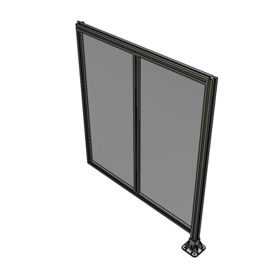 B2-1400-1200-0150-HYPFA GUARDING PANEL 1400MM TALL X 1200MM WIDE 1/4'' POLYCARBONATE