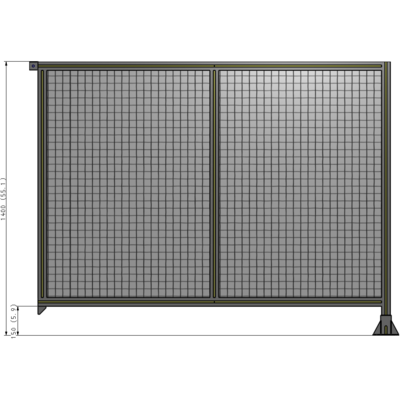 B2-1400-1800-0150-TYMFA GUARDING PANEL 1400MM TALL X 1800MM WIDE 1'' MESH