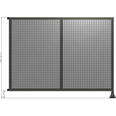 B2-1700-2200-0150-HYMFK GUARDING PANEL 1700MM TALL X 2200MM WIDE 1'' MESH
