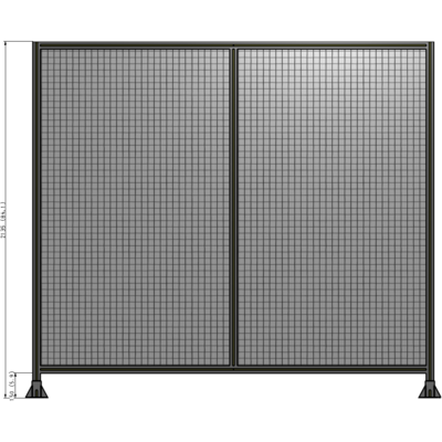 B3-2135-2400-0150-ZYMFA GUARDING PANEL 2135MM TALL X 2400MM WIDE 1'' MESH