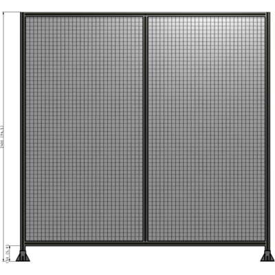 B3-2400-2400-0150-ZYMFA GUARDING PANEL 2400MM TALL X 2400MM WIDE 1'' MESH
