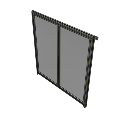 B4-1400-1200-0150-TYPZA GUARDING PANEL 1400MM TALL X 1200MM WIDE 1/4'' POLYCARBONATE