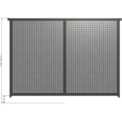 B4-1700-2200-0150-TYMZK GUARDING PANEL 1700MM TALL X 2200MM WIDE 1'' MESH