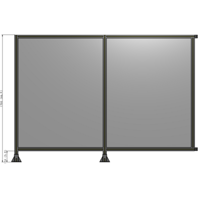B5-1700-2400-0150-HYPFK GUARDING PANEL 1700MM TALL X 2400MM WIDE 1/4'' POLYCARBONATE