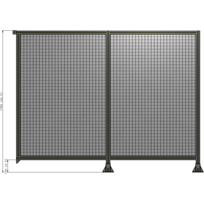 B6-1700-2200-0150-TYMFK GUARDING PANEL 1700MM TALL X 2200MM WIDE 1'' MESH