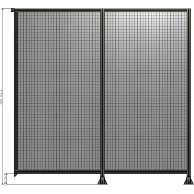 B6-2400-2400-0150-TYMFA GUARDING PANEL 2400MM TALL X 2400MM WIDE 1'' MESH