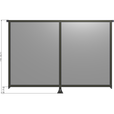 B7-1700-2400-0150-TYPFK GUARDING PANEL 1700MM TALL X 2400MM WIDE 1/4'' POLYCARBONATE