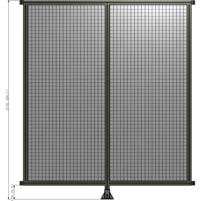 B7-2135-1800-0150-HYMFK GUARDING PANEL 2135MM TALL X 1800MM WIDE 1'' MESH