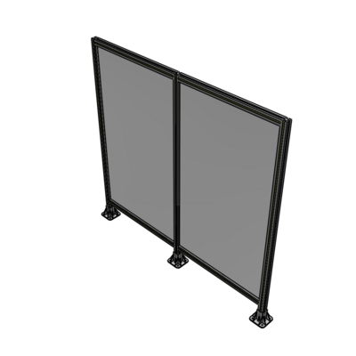 B8-1700-1800-0150-ZYPFK GUARDING PANEL 1700MM TALL X 1800MM WIDE 1/4'' POLYCARBONATE