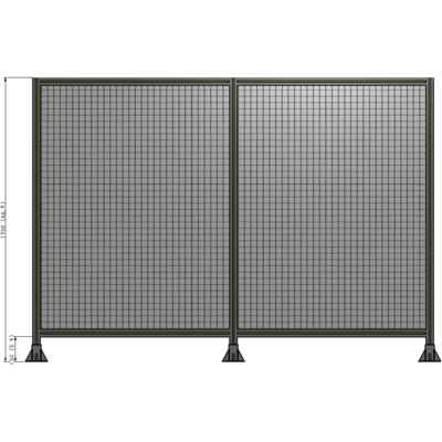 B8-1700-2400-0150-ZYMFA GUARDING PANEL 1700MM TALL X 2400MM WIDE 1'' MESH