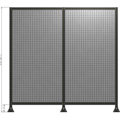 B8-2135-2200-0150-ZYMFA GUARDING PANEL 2135MM TALL X 2200MM WIDE 1'' MESH