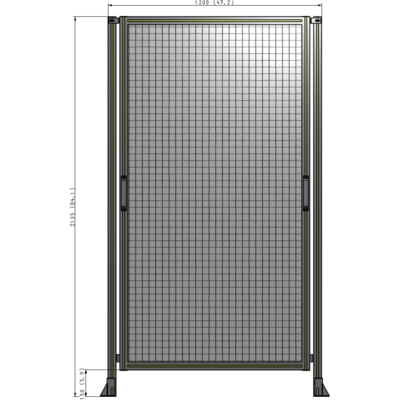 E3-2135-1200-0150-GYMTK GUARDING PANEL 2135MM TALL X 1200MM WIDE 1'' MESH