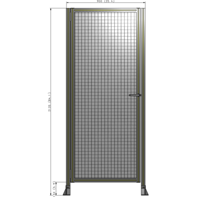 G5-2135-0900-0150-EYMTK GUARDING PANEL 2135MM TALL X 900MM WIDE 1'' MESH