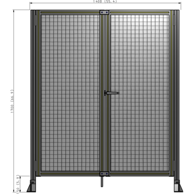 J4-1700-1400-0150-UYMTA GUARDING PANEL 1700MM TALL X 1400MM WIDE 1" MESH