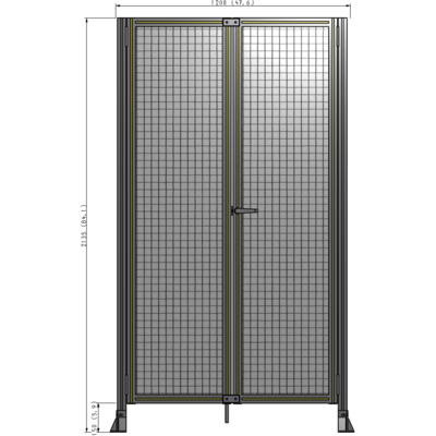 J4-2135-1200-0150-UYMTA GUARDING PANEL 2135MM TALL X 1200MM WIDE 1" MESH